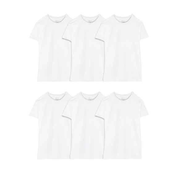 Fruit of the Loom Men's Crew Neck T-Shirt Undershirts, White Multipacks, Also Available in Big & Tall