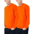 thumbnail image 1 of Fruit of the Loom Men's EverSoft Fleece Crew Sweatshirt, 2 Pack, 1 of 7