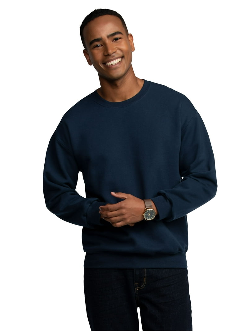 Fruit of the Loom Men's EverSoft Pullover Fleece Crew Sweatshirt
