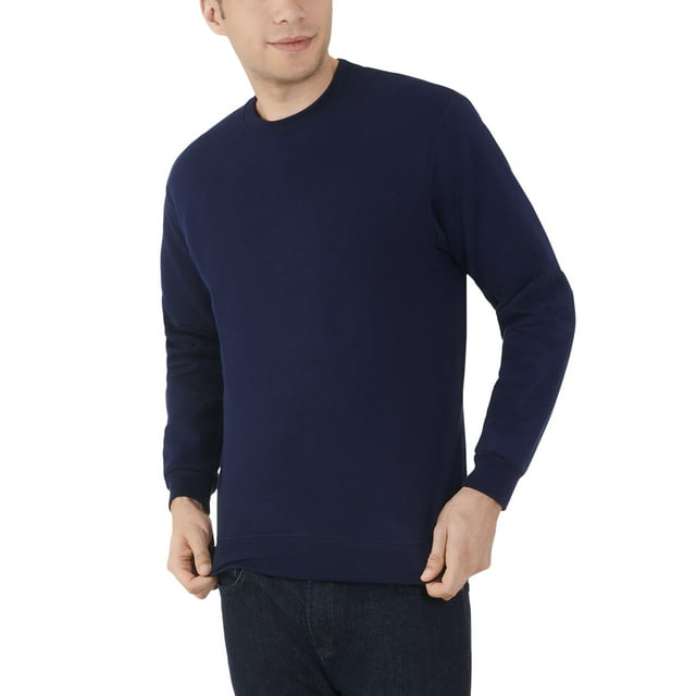 Fruit of the Loom Men's EverSoft Fleece Crew Sweatshirt, Up to Size 4XL