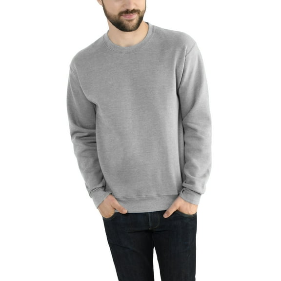 Fruit of the Loom Men's EverSoft Fleece Crew Sweatshirt, Up to Size 4XL