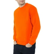 Fruit of the Loom Mens EverSoft Fleece Crew Sweatshirt, Up to Size 4XL