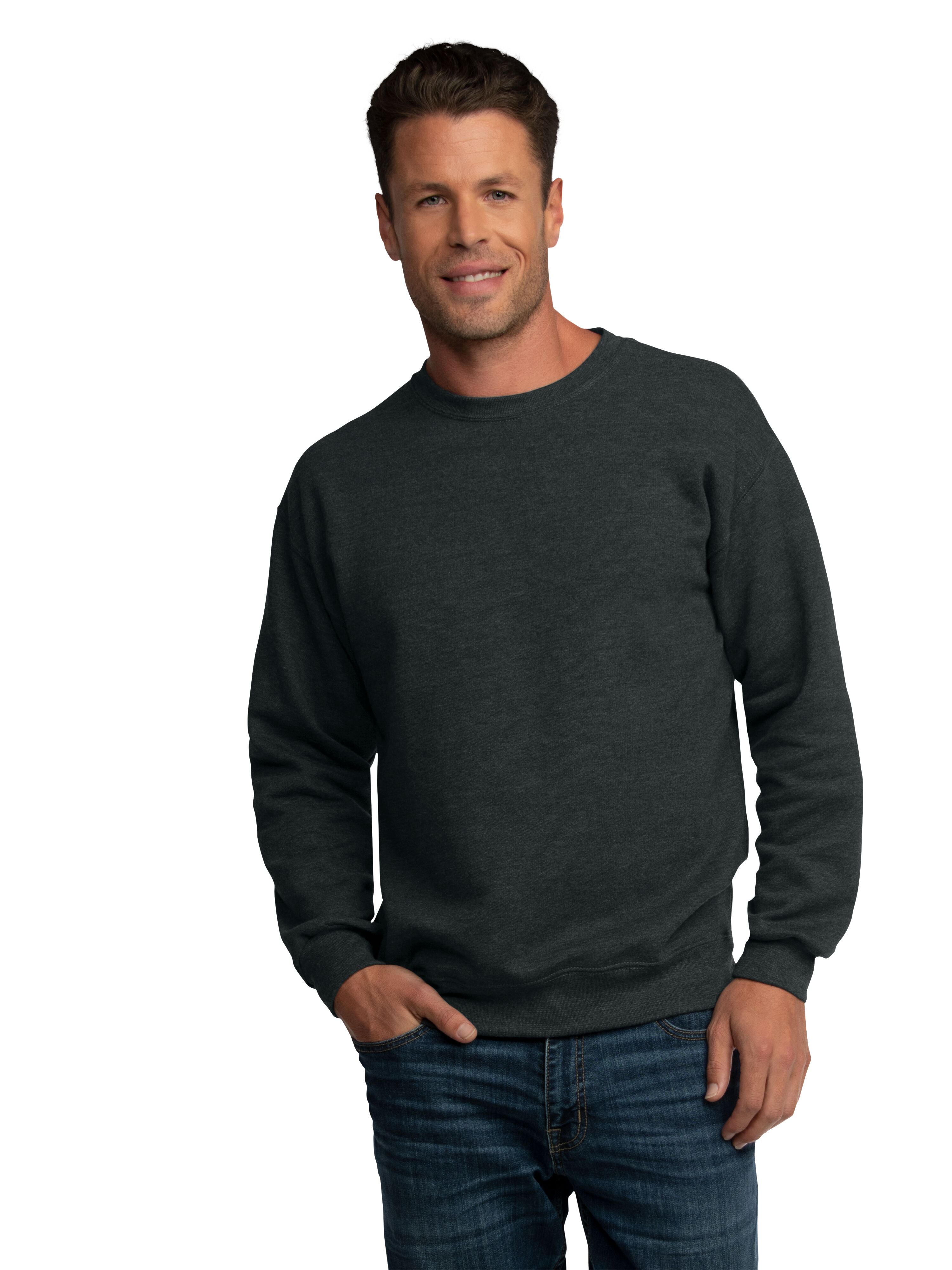 crew fleece sweatshirt in coconut milk