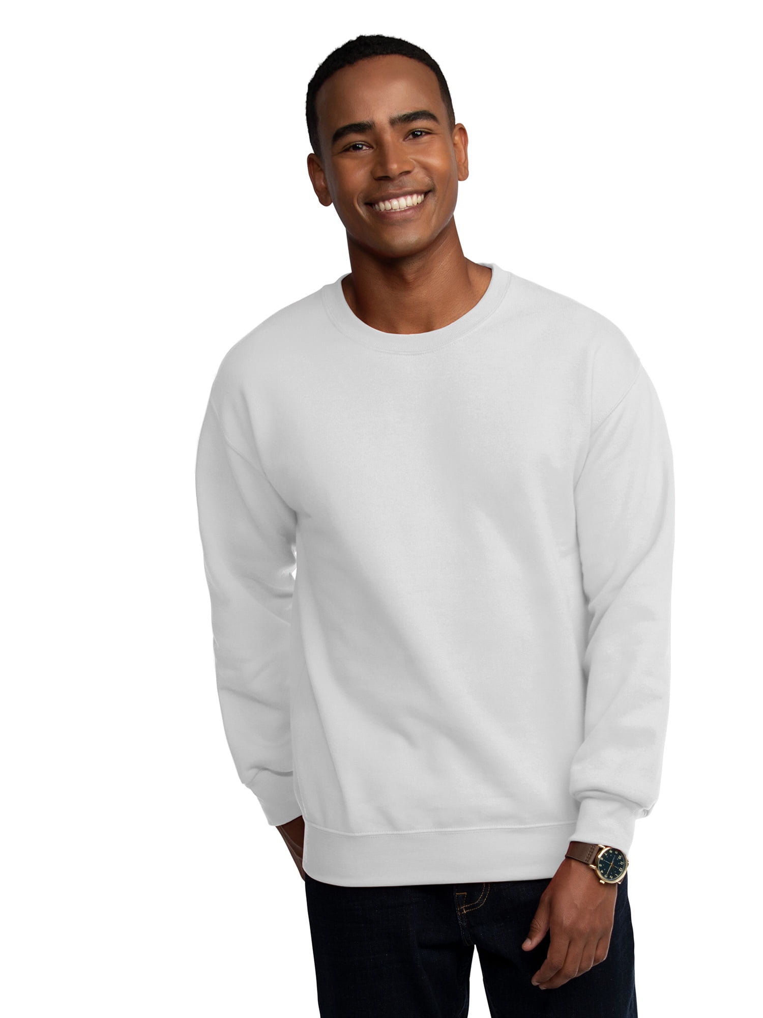 Fruit of the Loom Men s EverSoft Fleece Crew Sweatshirt Sizes S 4XL