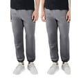 thumbnail image 1 of Fruit of the Loom Men's EverSoft Fleece Elastic Bottom Sweatpants, 2 Pack, 1 of 8