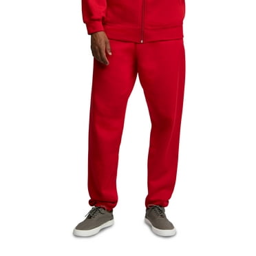 Fruit of the Loom Men‘s EverSoft Fleece Elastic Bottom Sweatpants Sizes S-4XL