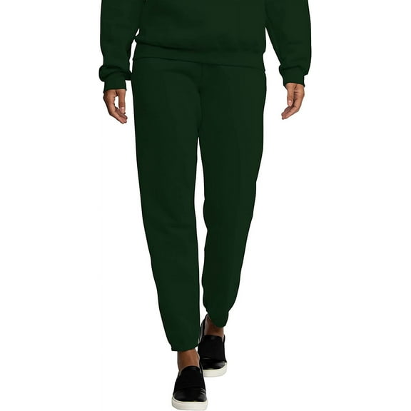 Fruit of the Loom Men's EverSoft Fleece Elastic Bottom Sweatpants with Pockets, Sizes S-4XL