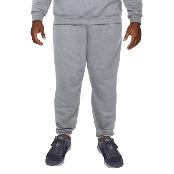 Fruit of the Loom Men's EverSoft Fleece Elastic Bottom Sweatpants with Pockets, Sizes S-4XL
