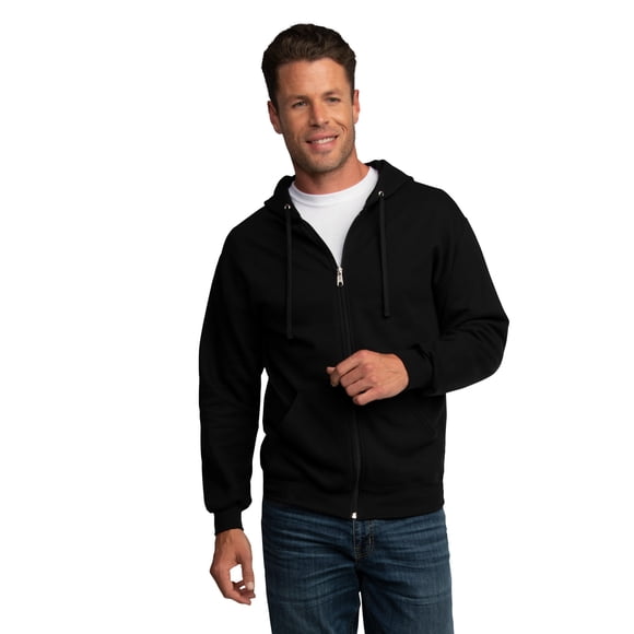 Fruit of the Loom Men's EverSoft Fleece Full Zip Hoodie Jacket, Sizes S-3XL