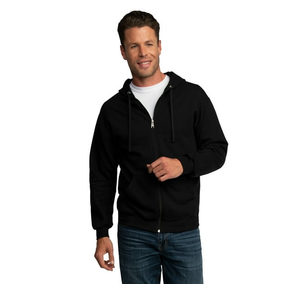 Fruit of the Loom Men's EverSoft Fleece Full Zip Hoodie Jacket, Sizes S-3XL