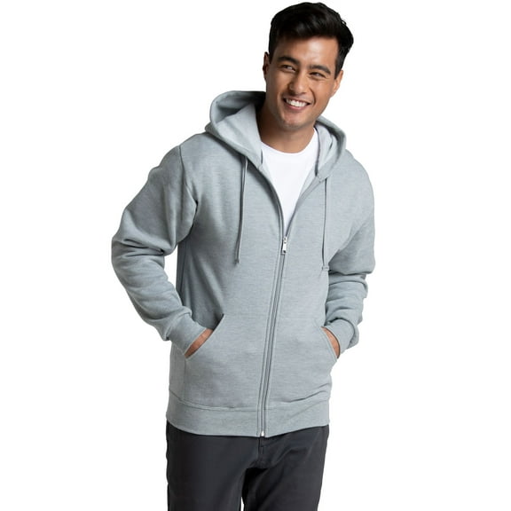 Fruit of the Loom Men's EverSoft Fleece Full Zip Hoodie Jacket, Sizes S-3XL