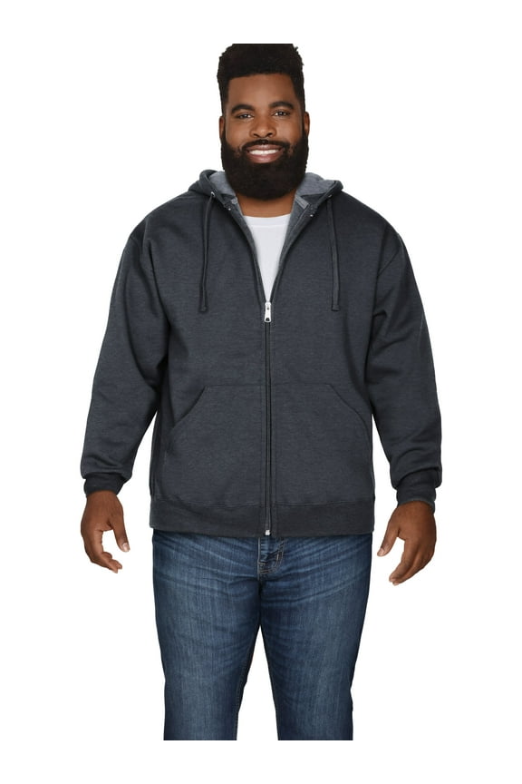 Men's EverSoft Fleece Full Zip Hoodie Jacket, Sizes S-3XL