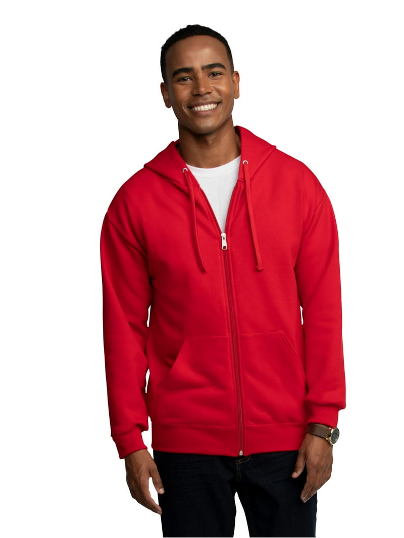 Fruit of the Loom Men's EverSoft Fleece Full Zip Hoodie Jacket