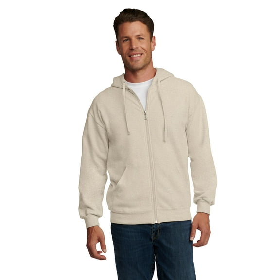 Fruit of the Loom Men's EverSoft Fleece Full Zip Hoodie Jacket, Sizes S-3XL