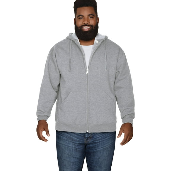 Fruit of the Loom Men's EverSoft Fleece Full Zip Hoodie Jacket, Sizes S-3XL