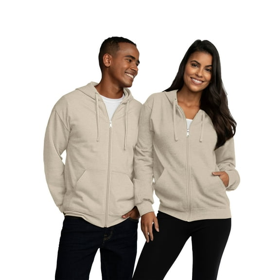 Fruit of the Loom Men's EverSoft Fleece Full Zip Hoodie Jacket, Sizes S-3XL