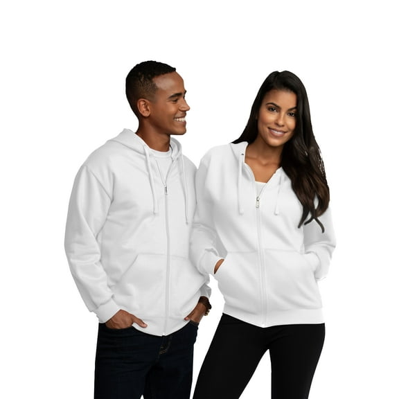 Fruit of the Loom Men's EverSoft Fleece Full Zip Hoodie Jacket, Sizes S-3XL