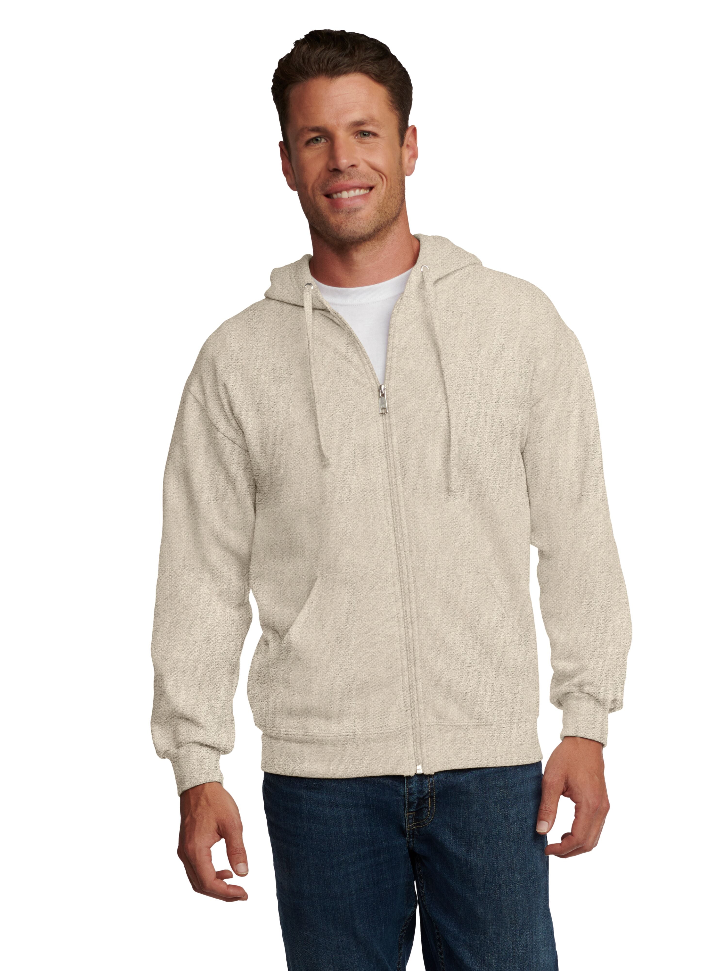 Fruit of the loom men's eversoft fleece full zip hoodie jacket hotsell