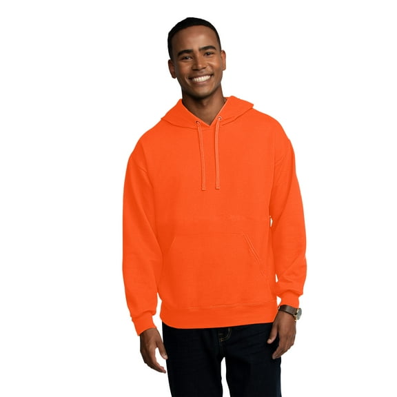 Fruit of the Loom Men's EverSoft Fleece Hoodie, Cozy Pullover Sweatshirt, Sizes S-3XL