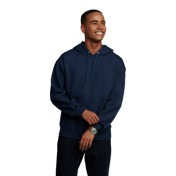 Fruit of the Loom Men's EverSoft Fleece Hoodie, Cozy Pullover Sweatshirt, Sizes S-3XL