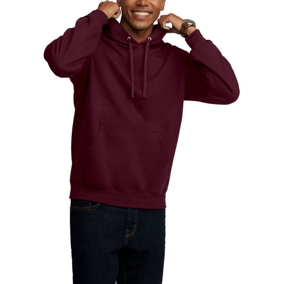 Fruit of the Loom Men's EverSoft Fleece Hoodie, Cozy Pullover Sweatshirt, Sizes S-3XL