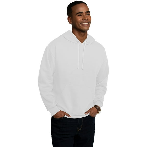 Fruit of the Loom Men's EverSoft Fleece Hoodie, Cozy Pullover Sweatshirt, Sizes S-3XL