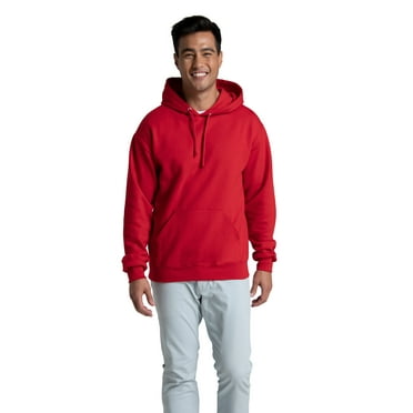 Fruit of the Loom Men's EverSoft Fleece Hoodie, Cozy Pullover Sweatshirt, Sizes S-3XL