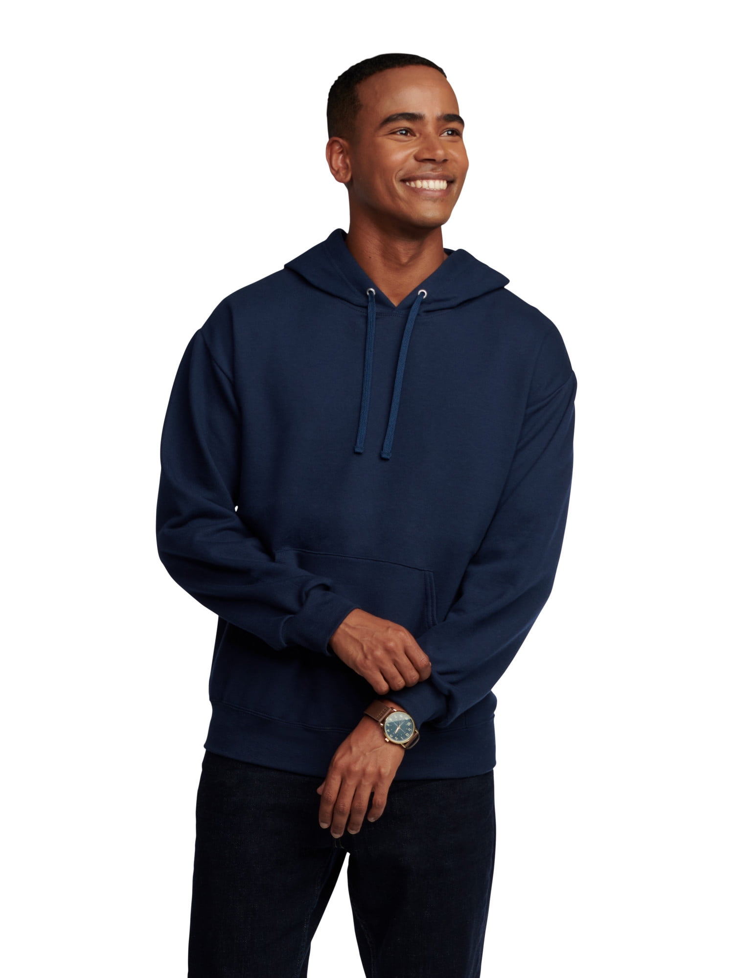 Fruit of the loom navy hoodie hotsell