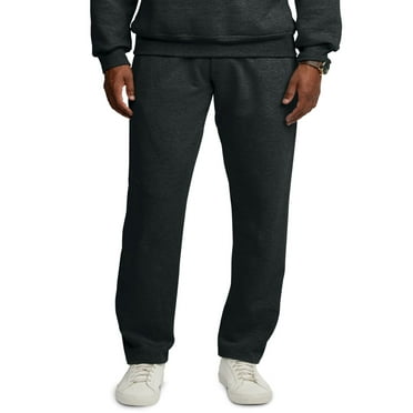 Fruit of the Loom Men's EverSoft Fleece Open Bottom Sweatpants, Sizes S-2XL