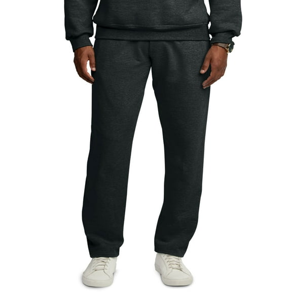 Fruit of the Loom Men's EverSoft Fleece Open Bottom Sweatpants, Sizes S-2XL