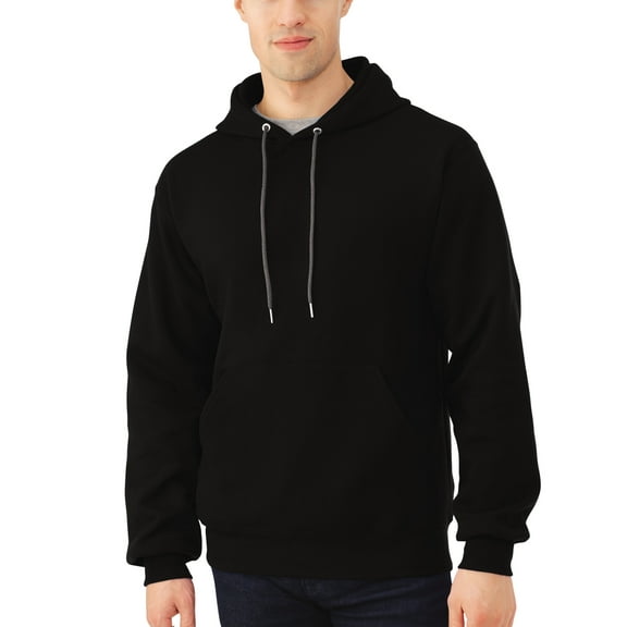 Fruit of the Loom Men's EverSoft Fleece Pullover Hoodie Sweatshirt, Up to Size 3XL