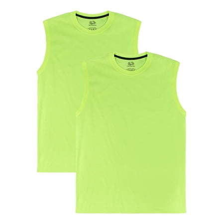 Fruit of the Loom Men's EverSoft Muscle Shirts, 2 Pack