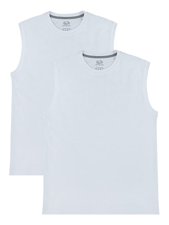 Men's EverSoft Muscle Shirts, 2 Pack