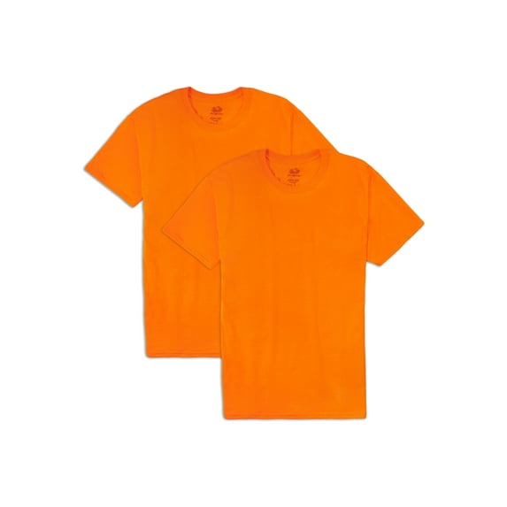 Fruit of the Loom Men's EverSoft Short Sleeve Crew T-Shirt, 2 Pack, Sizes S-4XL