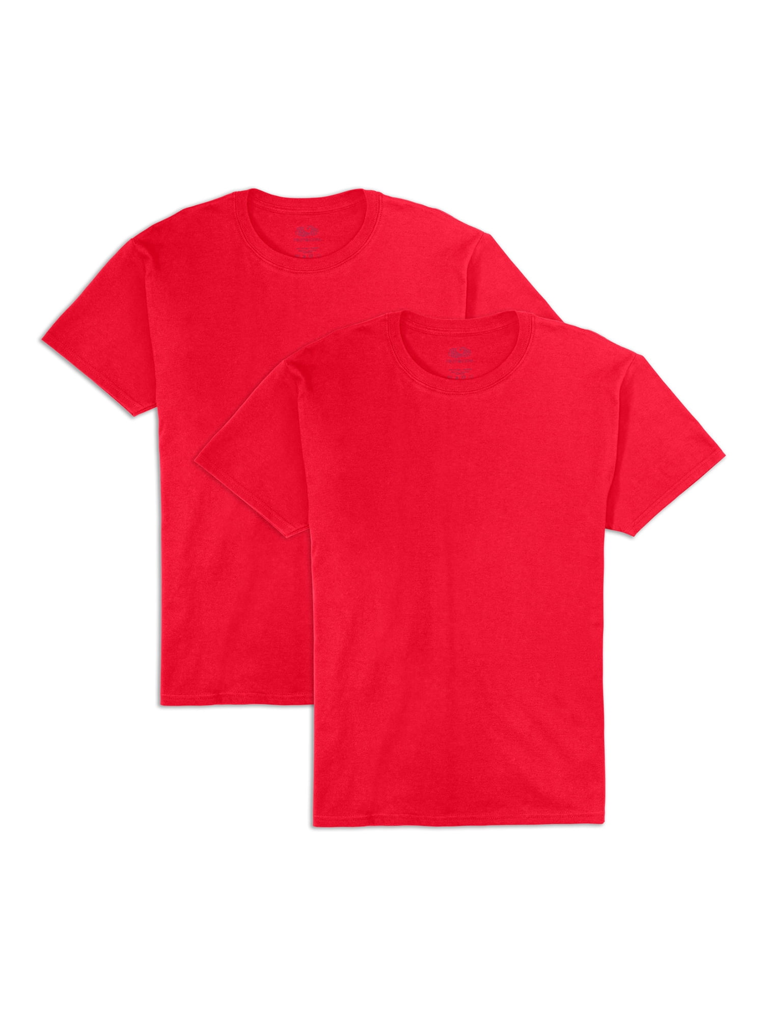 Fruit of the Loom Men's EverSoft Short Sleeve Crew T-Shirt, 2 Pack ...