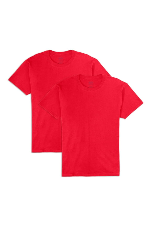 Men's EverSoft Short Sleeve Crew T-Shirt, 2 Pack, Sizes S-4XL