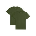 thumbnail image 1 of Fruit of the Loom Men's EverSoft Short Sleeve Crew T-Shirt, 2 Pack, Sizes S-4XL, 1 of 10