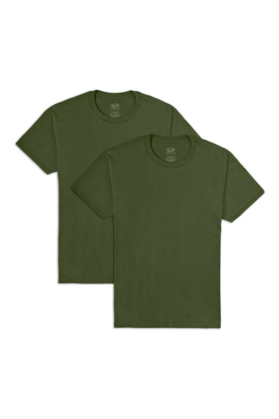 Men's EverSoft Short Sleeve Crew T-Shirt, 2 Pack, Sizes S-4XL