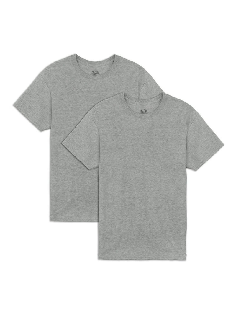 Fruit of the Loom Men's EverSoft Short Sleeve Crew T-Shirt, 2 Pack