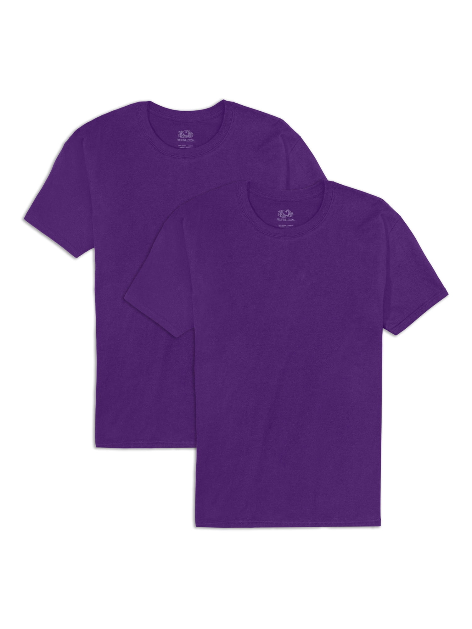 Fruit of the Loom Men's EverSoft Short Sleeve Crew TShirt, 2 Pack