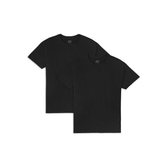 Fruit of the Loom Men's EverSoft Short Sleeve Crew T-Shirt, 2 Pack, Sizes S-4XL