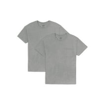 Fruit of the Loom Men's EverSoft Short Sleeve Pocket T-Shirt, 2 Pack