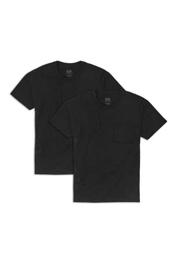 Men's EverSoft Short Sleeve Pocket T-Shirt, 2 Pack