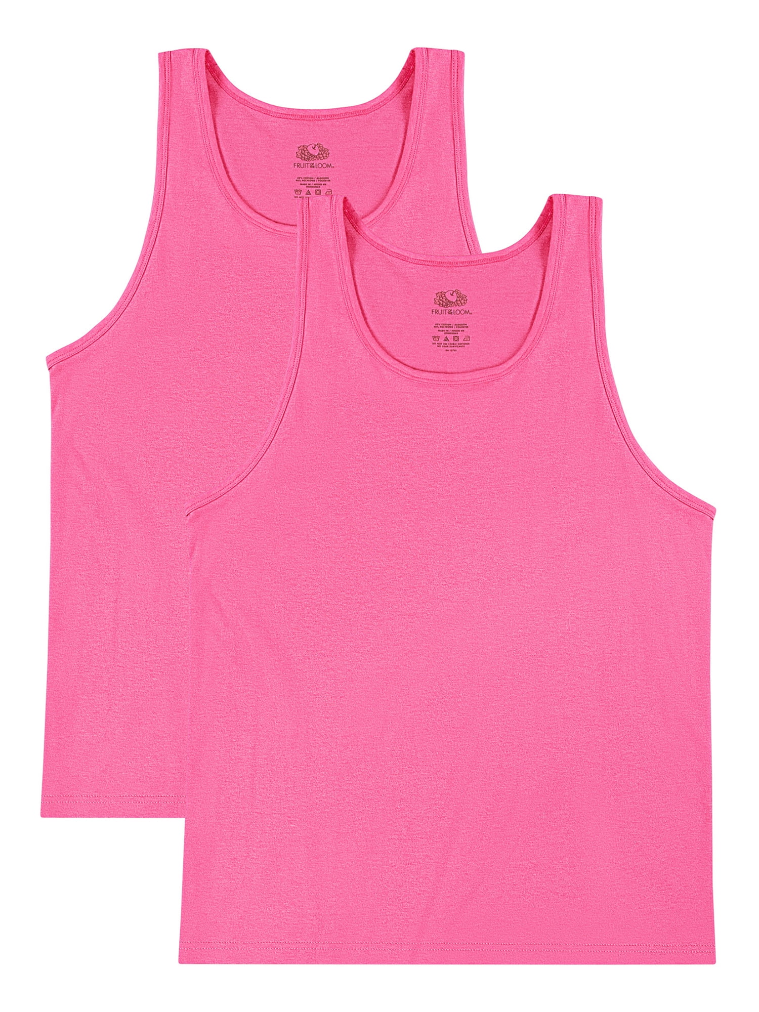 Fruit of the Loom Men's EverSoft Tank Tops, 2 Pack, Sizes S4XL