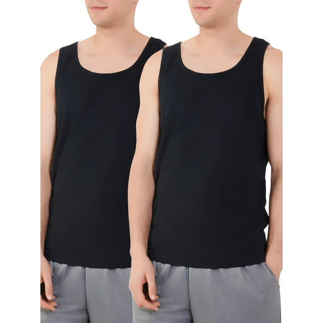 Fruit of the Loom Men's EverSoft Tank Tops, 2 Pack