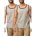 thumbnail image 1 of Fruit of the Loom Men's EverSoft Tank Tops, 2 Pack, 1 of 8