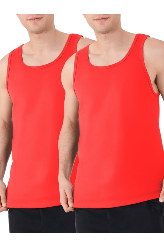 Men's EverSoft Tank Tops, 2 Pack