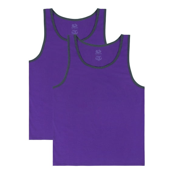 Fruit of the Loom Men's EverSoft Tank Tops, 2 Pack