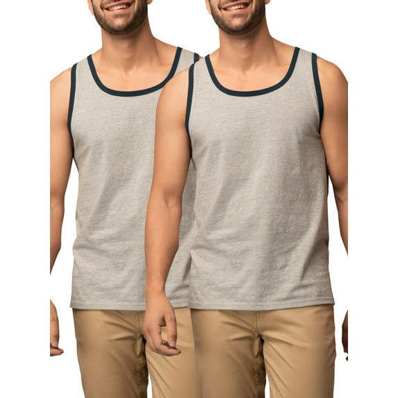 Fruit of the Loom Men's EverSoft Tank Tops, 2 Pack