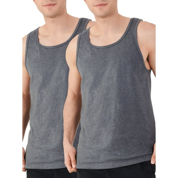 Fruit of the Loom Men's EverSoft Tank Tops, 2 Pack